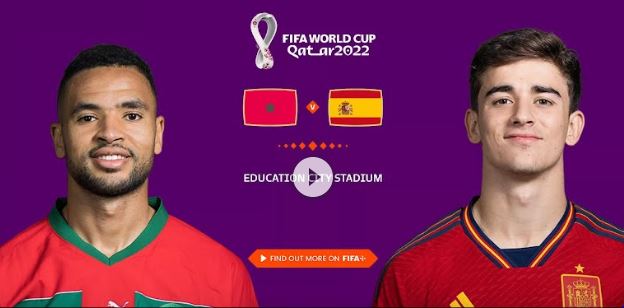 هلس سبورت مباشر لمشاهدة مباراة المغرب ضد اسبانيا في كاس العالم 2022