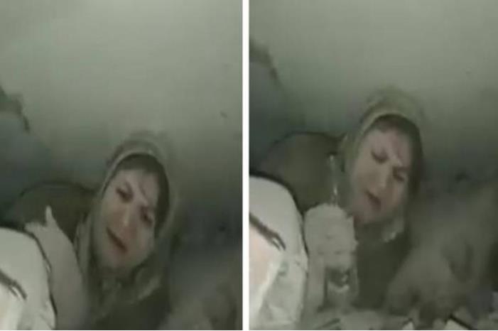 البوكس نيوز – زلزال تركيا.. امرأة سورية عالقة بين أنقاض منزلها في تركيا (فيديو)