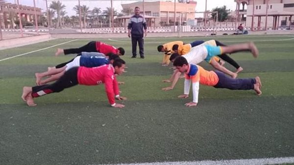 نسور جنوب سيناء تواصل تدريباتها بالمشروع القومي لمراكز تدريب اللياقة البدنية