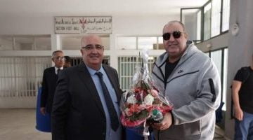 رئيس مقاطعة عين السبع يحتفى ببعثة الأهلى فى المغرب