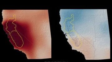 تكنولوجيا  – الأقمار الصناعية تكشف عن زيادة فى مياه كاليفورنيا