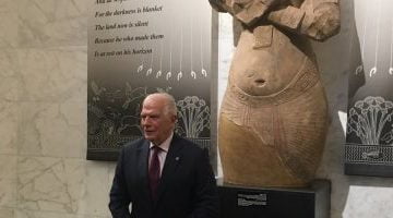 الممثل الأعلى للاتحاد الأوروبي للشئون الخارجية يزور متحف الحضارة.. صور – البوكس نيوز