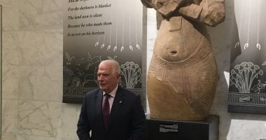 الممثل الأعلى للاتحاد الأوروبي للشئون الخارجية يزور متحف الحضارة.. صور – البوكس نيوز
