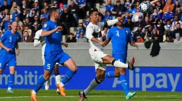 رياضة – شوط أول سلبى فى مواجهة أيسلندا ضد البرتغال بتصفيات يورو 2024