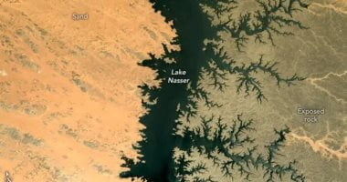 تكنولوجيا  – رائد فضاء على متن محطة الفضاء الدولية يكشف لغز لون بحيرة ناصر
