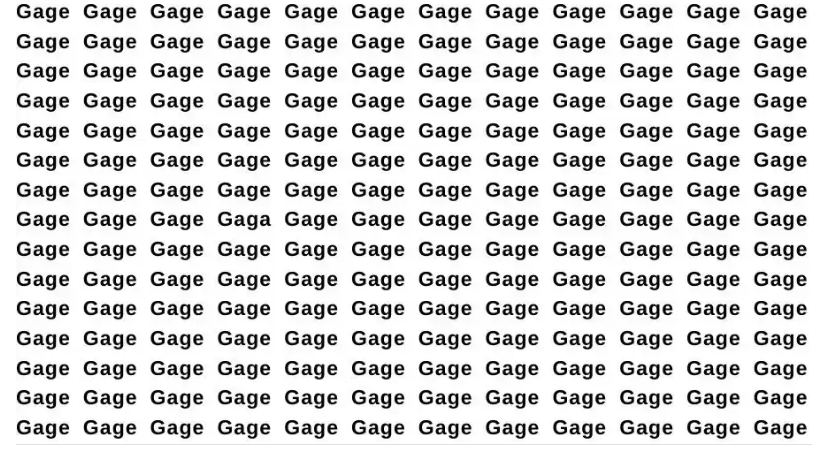 اختبار قوة الملاحظة… ابحث عن كلمة Gaga في 15 ثانية – البوكس نيوز