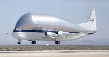 تكنولوجيا  – زي النهارده.. أول رحلة تجريبية لطائرة الشحن ” Super Guppy ” التابعة لناسا