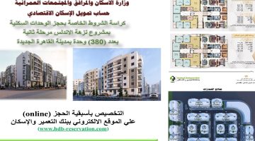 الان – الإسكان تطرح 380 شقة جديدة بالقاهرة الجديدة اعرف الشروط والأسعار – البوكس نيوز