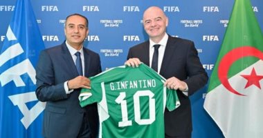 رياضة – رئيس الاتحاد الجزائرى لـ إنفانتينو: مستعدون لاستضافة البطولات العالمية