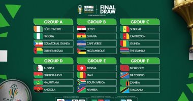 رياضة – كل مجموعات كأس أمم أفريقيا 2023.. مصر مع غانا.. والسنغال ضد الكاميرون