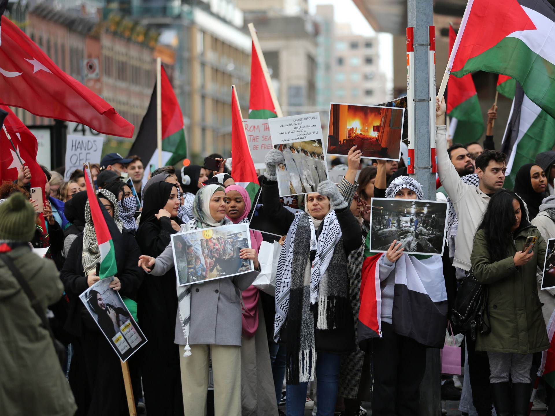 مظاهرات بمدن عربية وغربية رفضا للعدوان الإسرائيلي على غزة | أخبار – البوكس نيوز