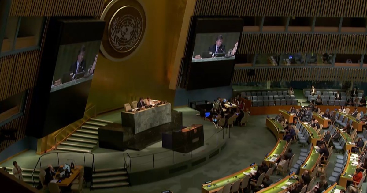 الجمعية العامة للأمم المتحدة تعتمد قرارا عربيا لهدنة إنسانية في غزة | أخبار – البوكس نيوز