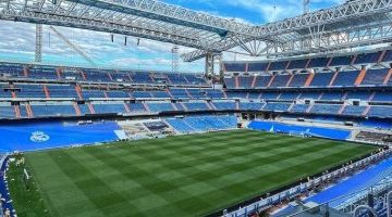رياضة – ريال مدريد يقرر عرض عشب ملعبه البرنابيو داخل صناديق تذكارية