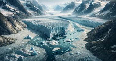 تكنولوجيا  – دراسة تؤكد ذوبان الأنهار الجليدية فى جرينلاند أسرع 5 مرات قبل 20 عامًا