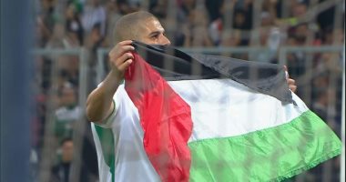رياضة – علم فلسطين يزين احتفال سليمانى بصدارة هدافى تصفيات كأس العالم عبر التاريخ