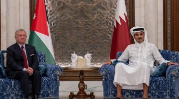 أمير قطر يبحث مع ملك الأردن جهود وقف إطلاق النار في غزة | أخبار – البوكس نيوز