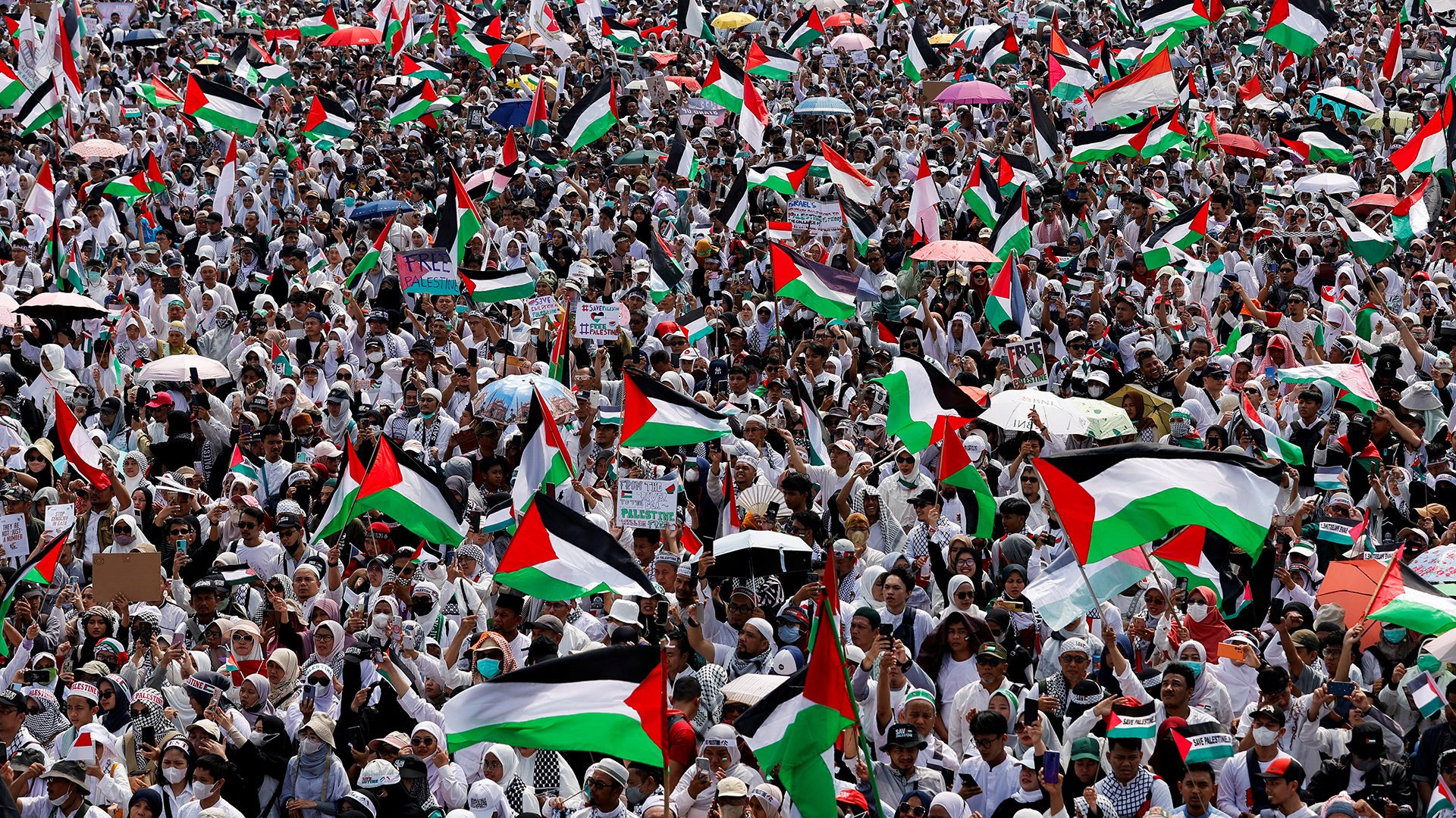 مظاهرة حاشدة في إندونيسيا تنديدا بالعدوان على غزة | أخبار – البوكس نيوز