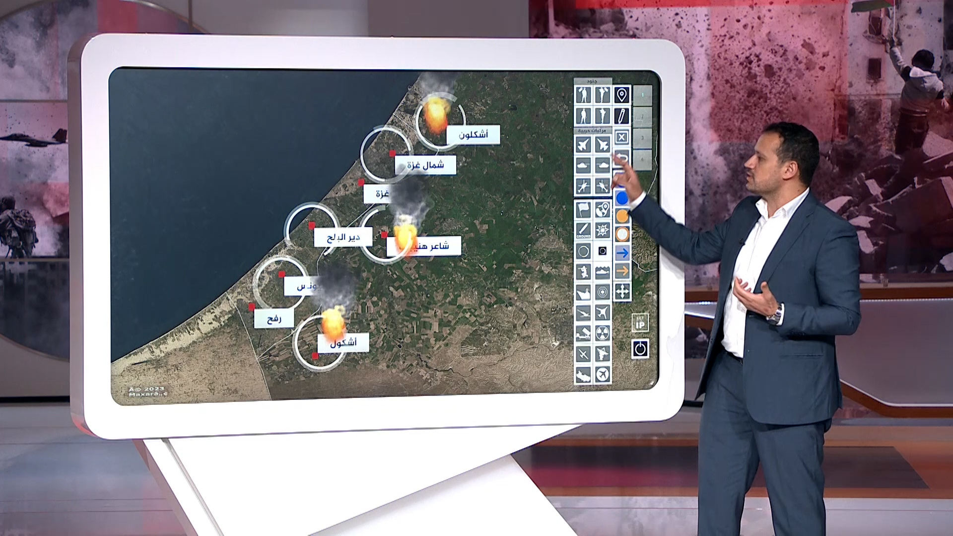خريطة التطورت الميدانية للحرب الإسرائيلية على قطاع غزة | التقارير الإخبارية – البوكس نيوز