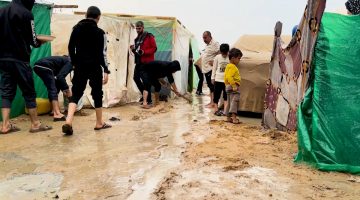 غزارة الأمطار بغزة تفاقم معاناة النازحين وتزيد المخاوف من تفشي الأمراض | أخبار – البوكس نيوز