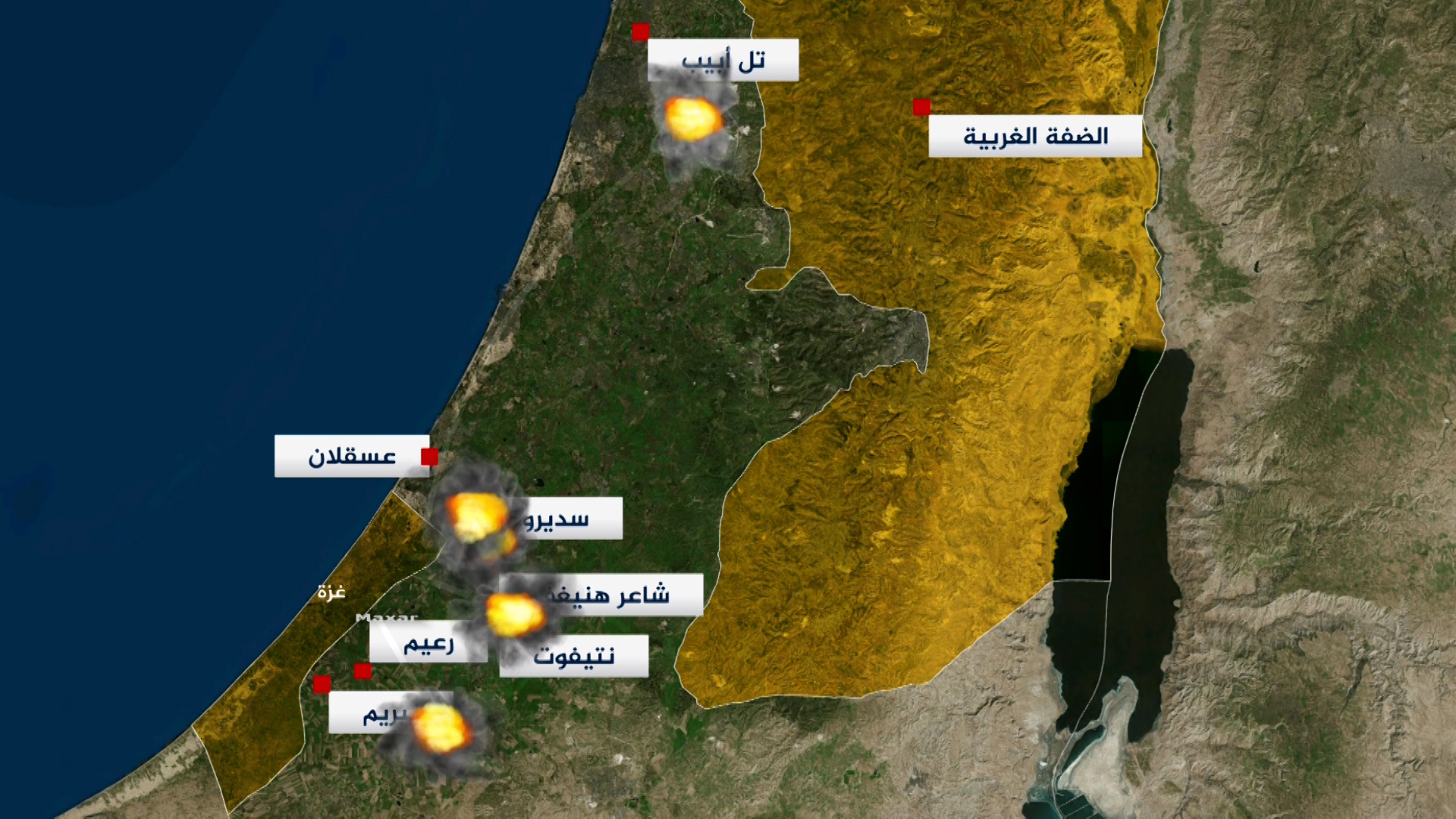خريطة التطورات الميدانية في حرب إسرائيل على غزة | التقارير الإخبارية – البوكس نيوز