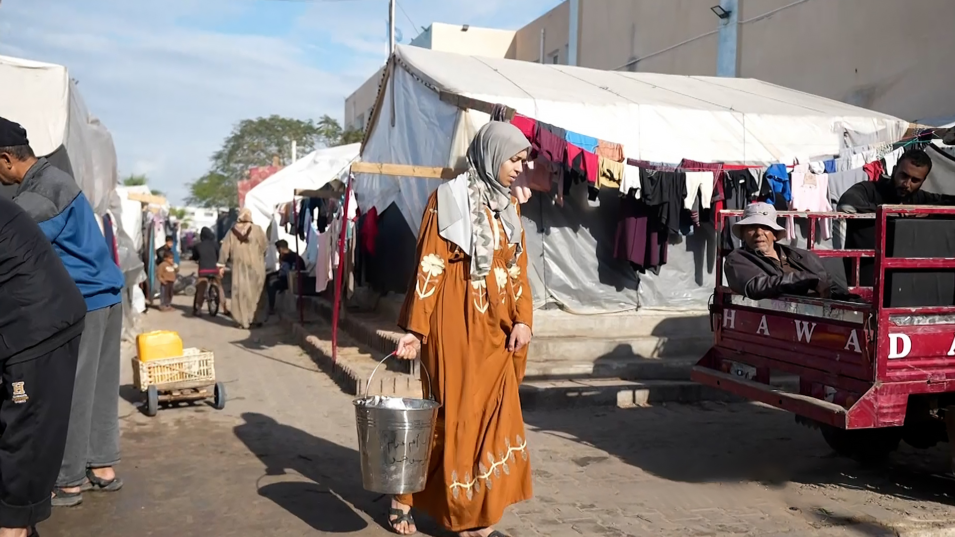 لينا حمد.. سيدة فلسطينية حولت الحرب حياتها إلى مأساة | البرامج – البوكس نيوز