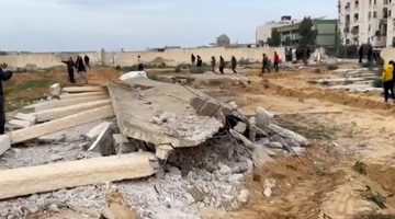 شاهد.. الاحتلال الإسرائيلي يدمر مقابر في خان يونس | أخبار – البوكس نيوز