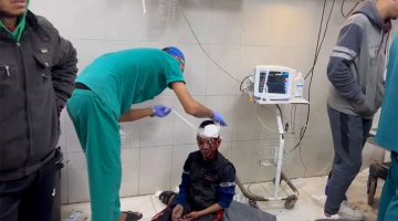 مستشفى ناصر بخان يونس يستقبل شهداء وجرحى | التقارير الإخبارية – البوكس نيوز