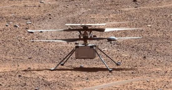 تكنولوجيا  – صور ترصد نهاية هليكوبتر المريخ على الكثبان الرملية للكوكب