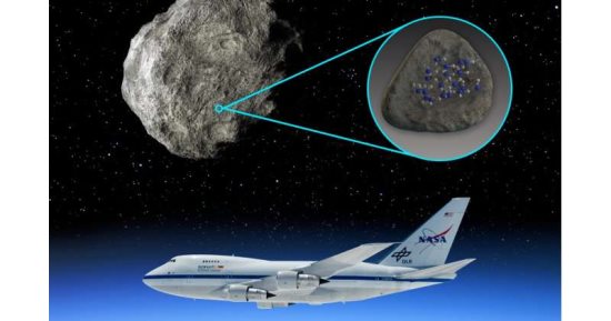 تكنولوجيا  – العلماء يتعرفون على جزيئات الماء على الكويكبات لأول مرة