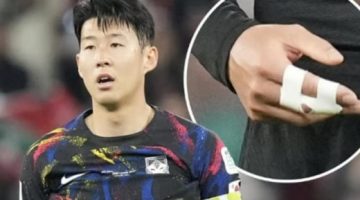 رياضة – إصابة سون بكسر إصبعه فى مشاجرة بين لاعبى كوريا الجنوبية