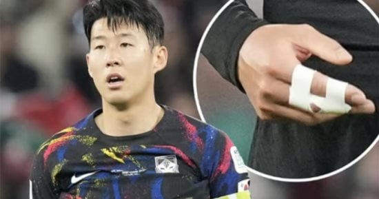 رياضة – إصابة سون بكسر إصبعه فى مشاجرة بين لاعبى كوريا الجنوبية