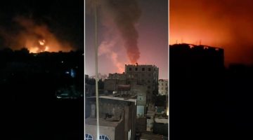 غارات أميركية بريطانية عنيفة على أهداف باليمن من بينها صنعاء | أخبار – البوكس نيوز