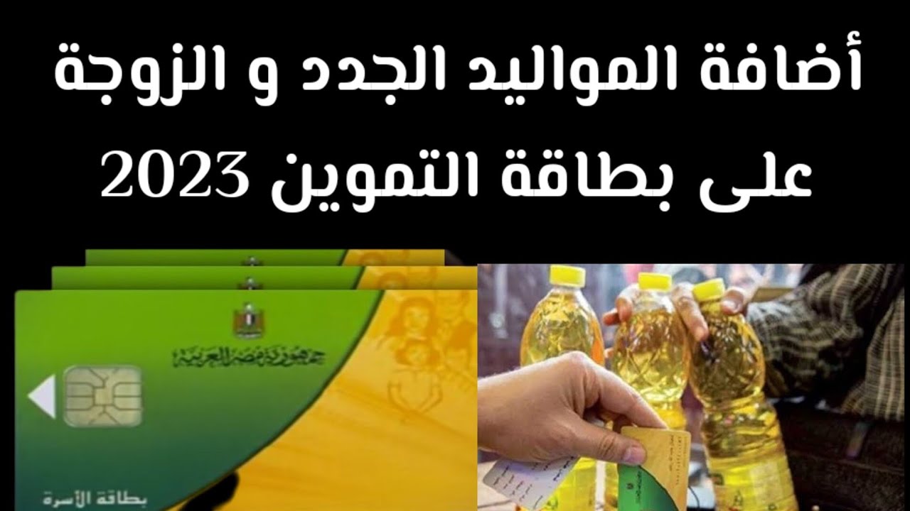 خطوات إضافة المواليد على بطاقة التموين عبر بوابة مصر الرقمية