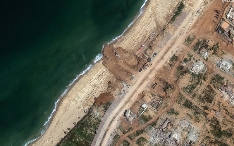 إسرائيل تؤكد استمرار بناء الميناء العائم بغزة وتنشر صورا له | أخبار – البوكس نيوز