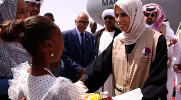 لولوة الخاطر في السودان لتذكير العالم بالمأساة وتدشن جسر مساعدات قطرية | أخبار – البوكس نيوز