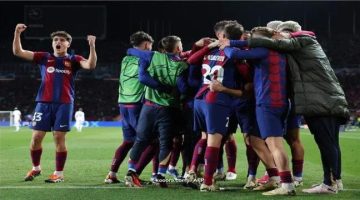 برشلونة يقصي نابولي ويتأهل لربع نهائي دوري الأبطال