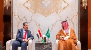 وزير الدفاع السعودي وبن مبارك يبحثان تطورات الأوضاع في اليمن