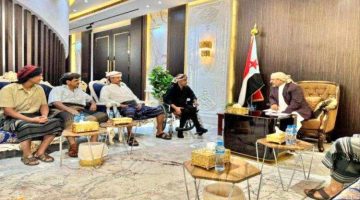 الرئيس القائد عيدروس الزُبيدي يلتقي أسرة الشهيد العميد سعيد الصريمي