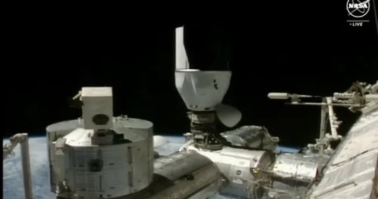 تكنولوجيا  – كبسولة SpaceX تلتحم بمحطة الفضاء الدولية فى مهمة الشحن الثلاثين لناسا