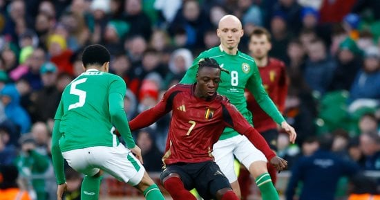 رياضة – التعادل السلبى يحسم مباراة بلجيكا وأيرلندا وديا