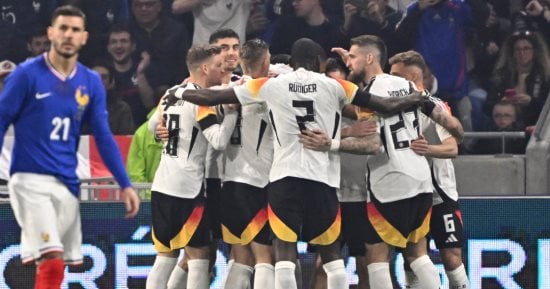 رياضة – منتخب فرنسا يتأخر أمام ألمانيا بهدف في الشوط الأول.. فيديو