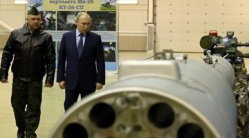 بوتين يطلع على صواريخ تسحق دبابات العدو