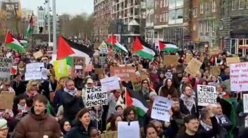 آلاف الهولنديين يتظاهرون رفضا لزيارة الرئيس الإسرائيلي ودعما لغزة | أخبار – البوكس نيوز