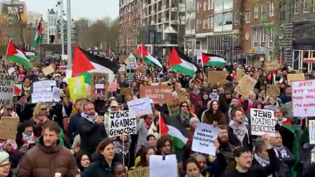 آلاف الهولنديين يتظاهرون رفضا لزيارة الرئيس الإسرائيلي ودعما لغزة | أخبار – البوكس نيوز