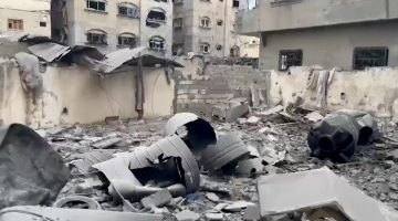 آثار القصف الإسرائيلي على منازل غربي مدينة غزة | التقارير الإخبارية – البوكس نيوز