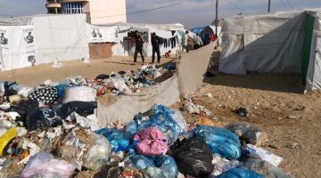 أكوام القمامة تهدد نازحي الخيام في رفح بالأوبئة | سياسة – البوكس نيوز