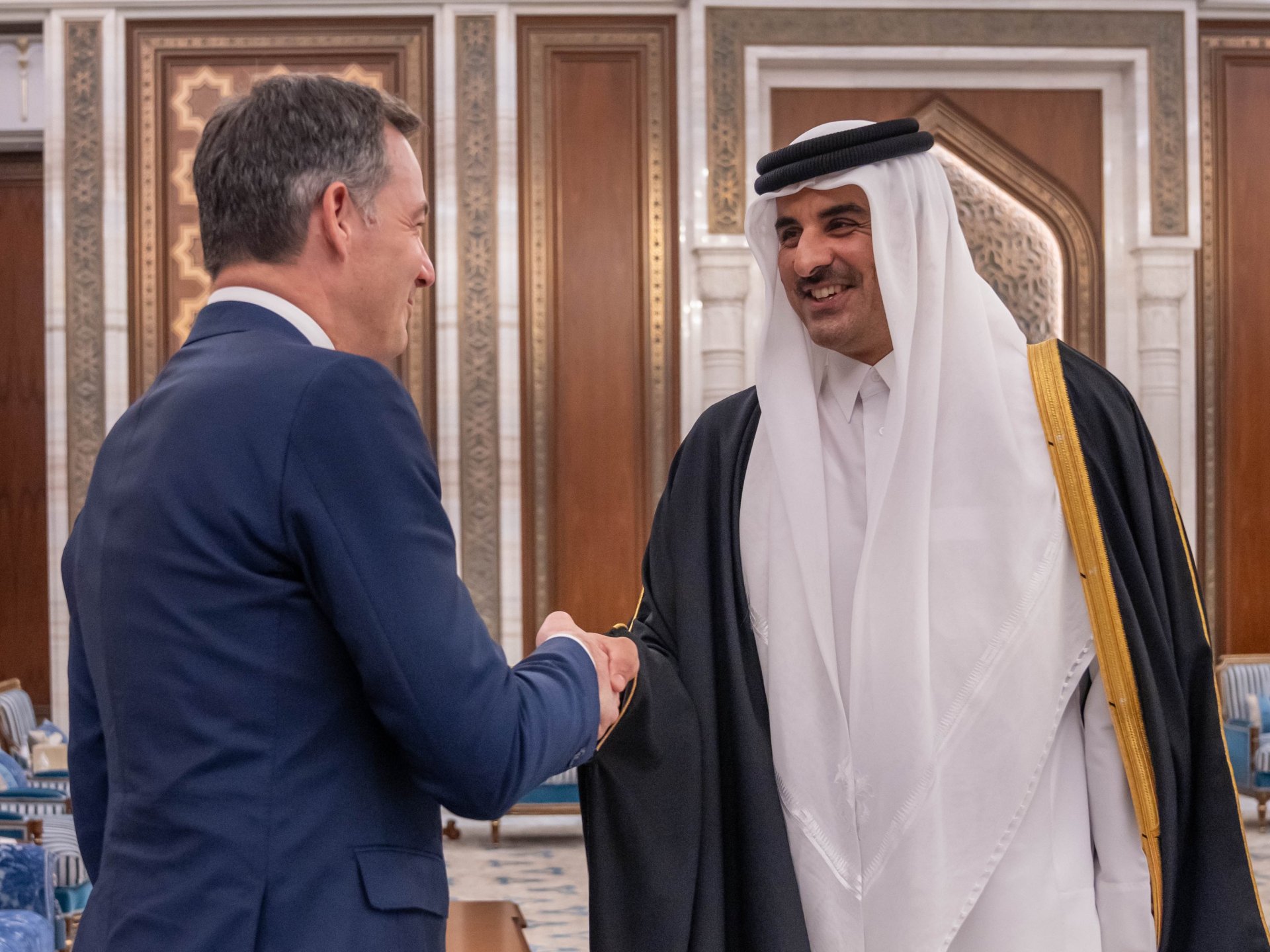 أمير قطر يبحث تطورات أوضاع غزة مع رئيس وزراء بلجيكا | أخبار – البوكس نيوز