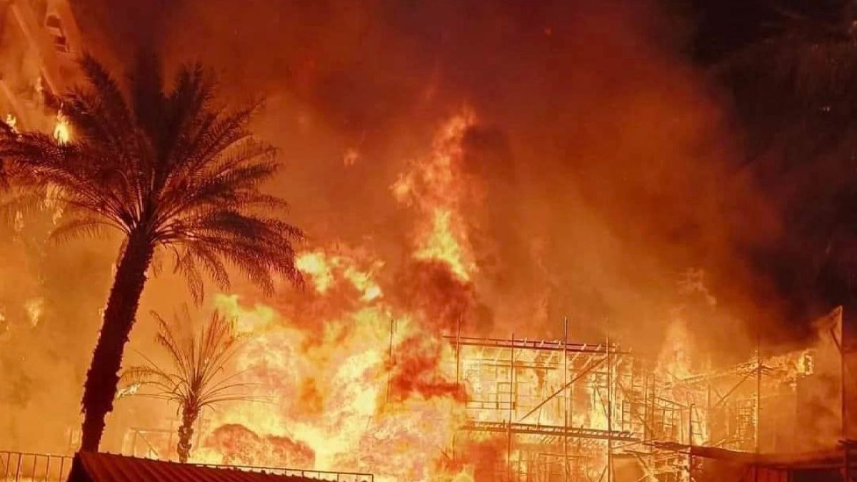 حريق هائل في إستوديو الأهرام يلتهم ديكور مسلسل “المعلم” و 3 بنايات مجاورة | فن – البوكس نيوز