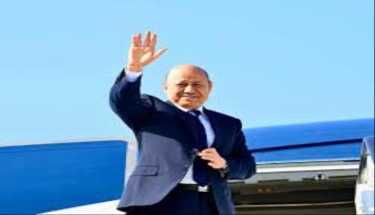 رئيس مجلس القيادة يغادر عدن في اجازة خاصة