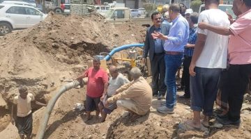 الداؤودي” و”باخبيره” يتفقدان إصلاح أنبوب المياه المغذي لمديرية المنصورة
